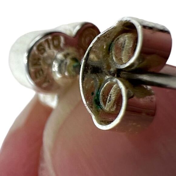 Disney Blue silver mouse ears earrings - Picture 5 of 6